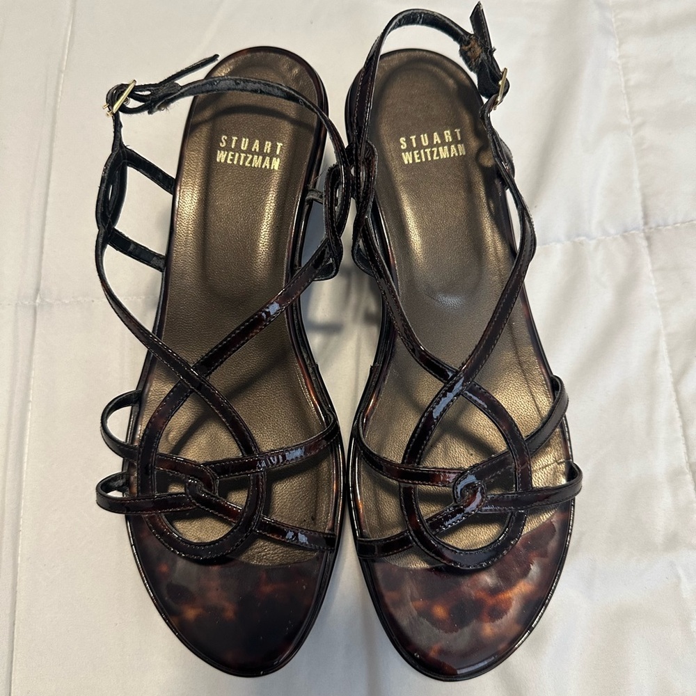 Stuart Weitzman platform wedge sandals